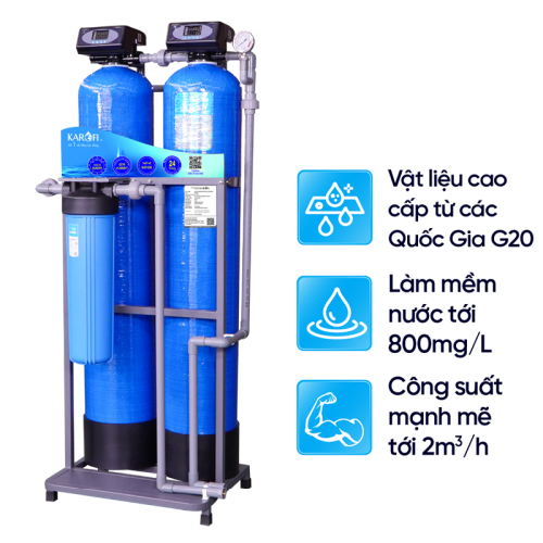 Máy lọc nước tổng đầu nguồn Karofi KTF - 222C