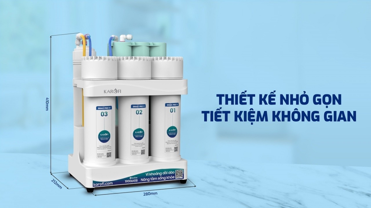 Thiết kế nhỏ gọn - Tiết kiệm không gian