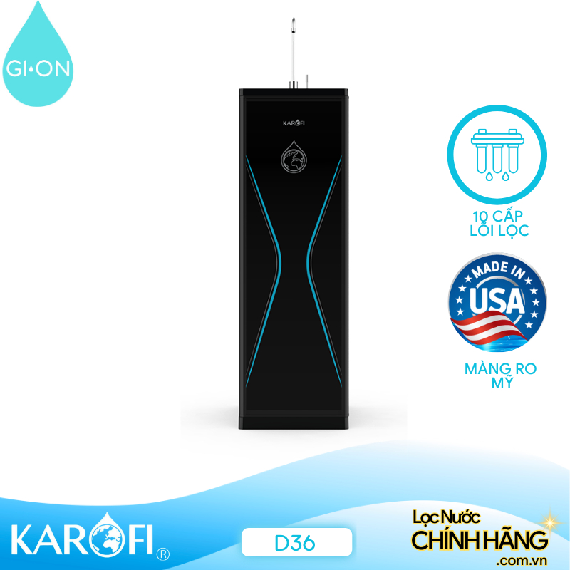 Máy lọc nước Karofi KAQ-D36