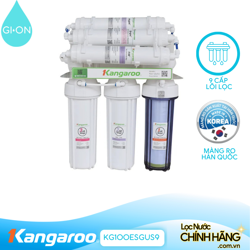 Máy lọc nước Kangaroo Hydrogen KG100ESGUS9
