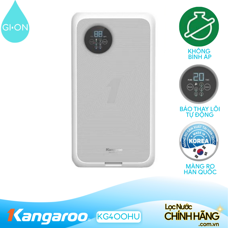 Máy lọc nước Kangaroo Hydrogen KG400HU