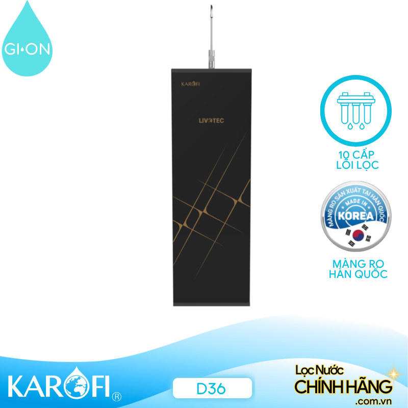 Máy lọc nước RO Karofi Livotec 606