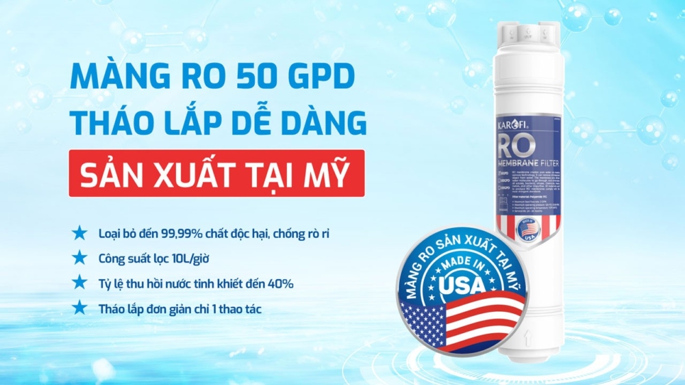 Màng RO 50 GPD Mỹ