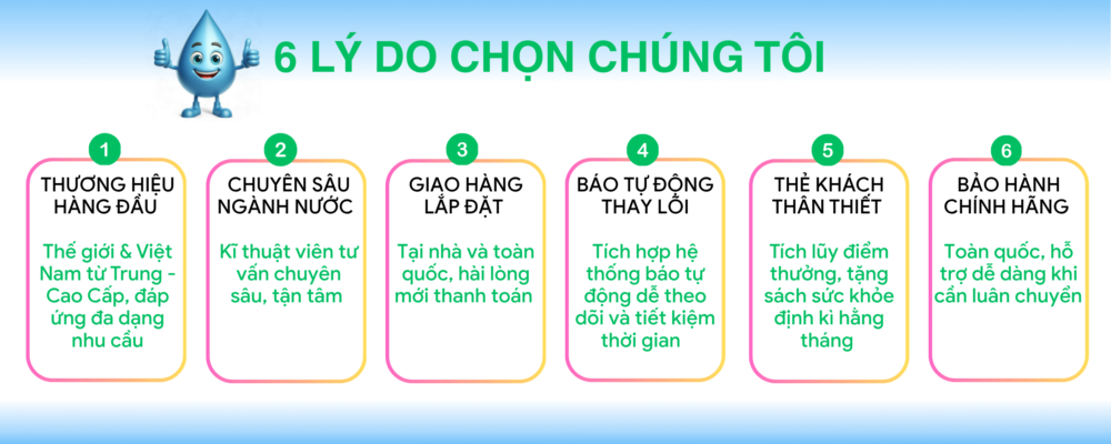 6 LÝ DO CHỌN CHÚNG TÔI 