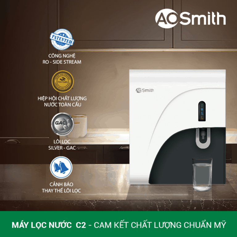 Máy lọc nước AO Smith C2 Chuẩn Mỹ
