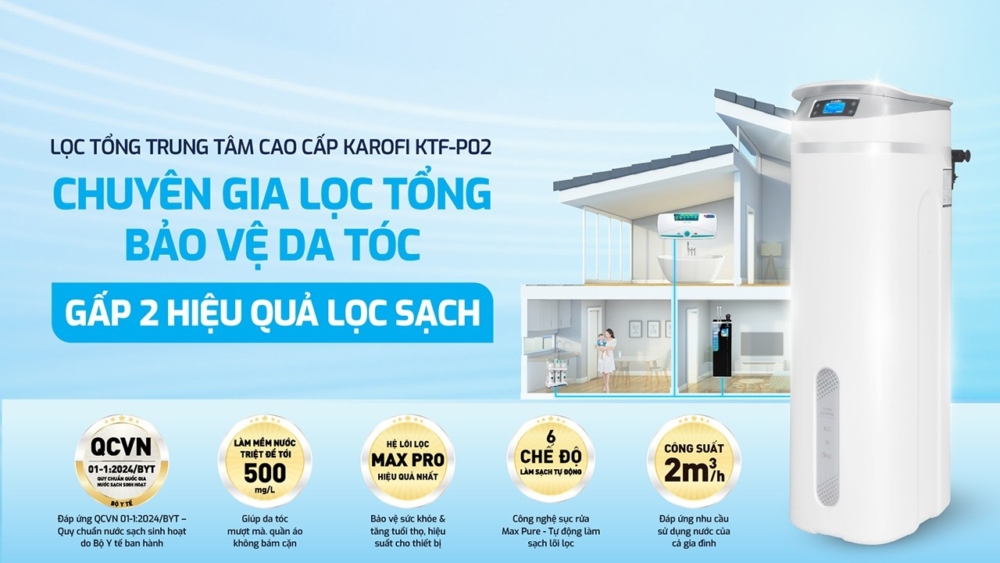 Lọc tổng Karofi KTF-P02 đa chức năng