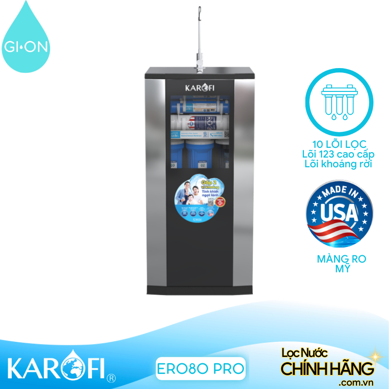 Máy lọc nước Karofi ERO80 PRO