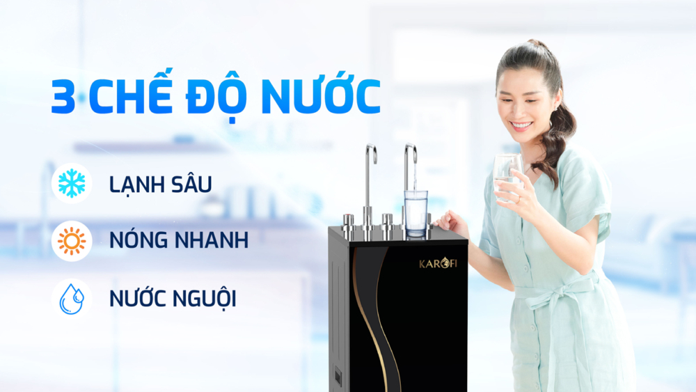 3 chế độ nước tiện lợi
