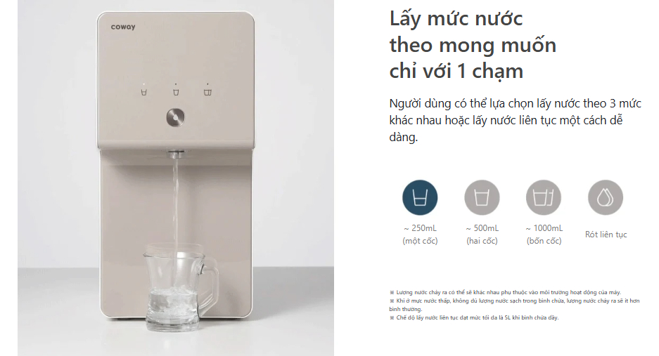 Máy lọc nước Coway Cinnamon P-6320R