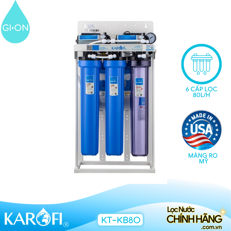 Máy lọc nước bán công nghiệp 80L/H