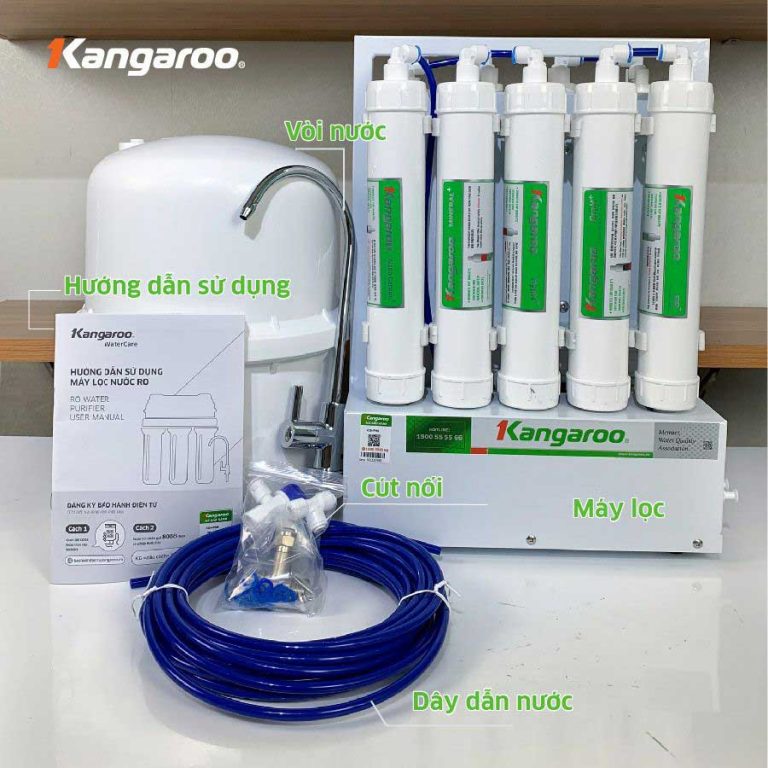 Máy lọc nước Kangaroo Hydrogen để gầm KGHP66 