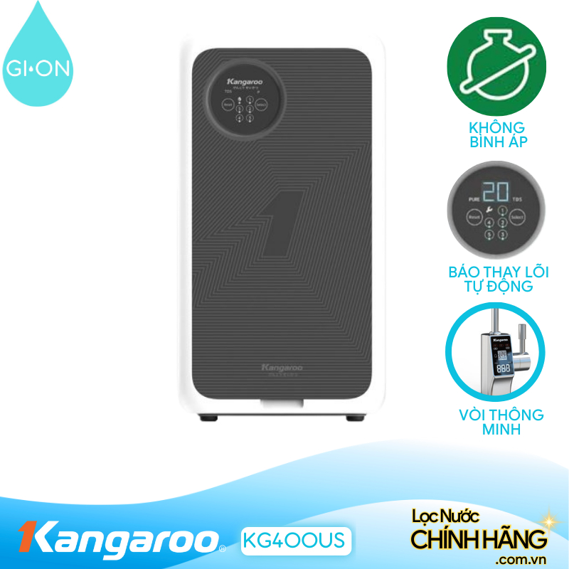 Máy lọc nước Kangaroo Hydrogen KG400US