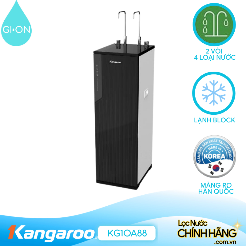 Máy lọc nước Kangaroo Hydrogen nóng lạnh KG10A88