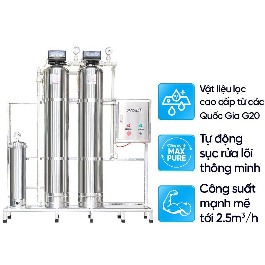 Máy lọc nước đầu nguồn Karofi KTF – 332i