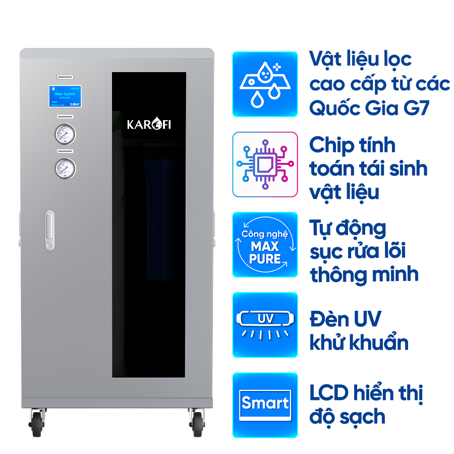 Hệ thống lọc nước đầu nguồn Cao Cấp Karofi KST-79