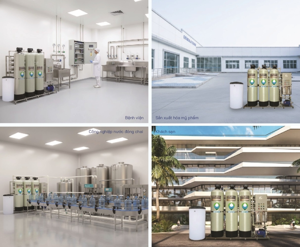 Hệ Thống Máy Lọc Nước RO Công Nghiệp 1 m³/giờ Kensi