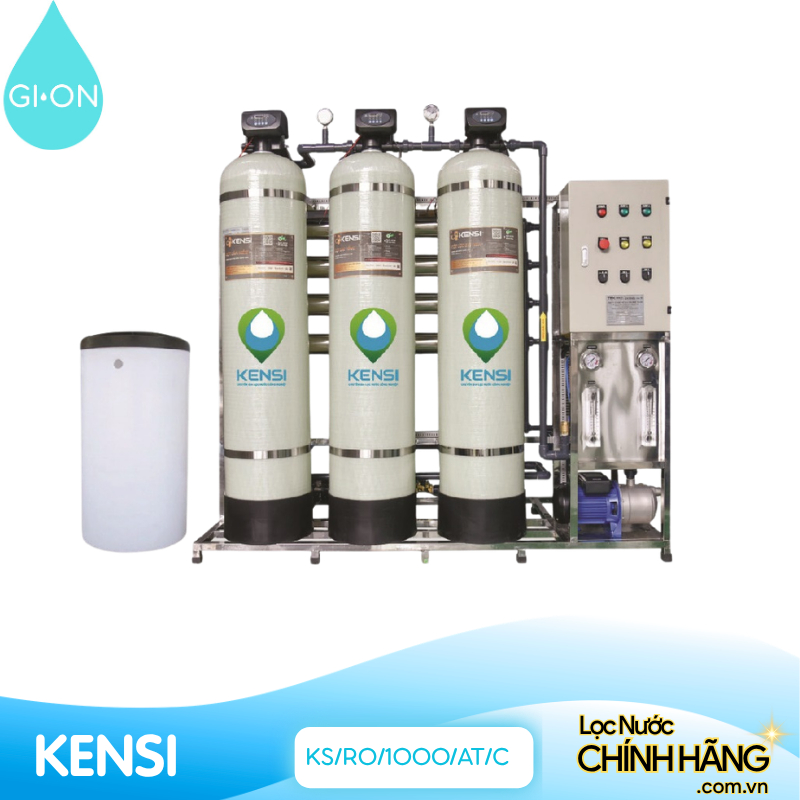 Hệ Thống Máy Lọc Nước RO Công Nghiệp 1 m³/giờ Kensi