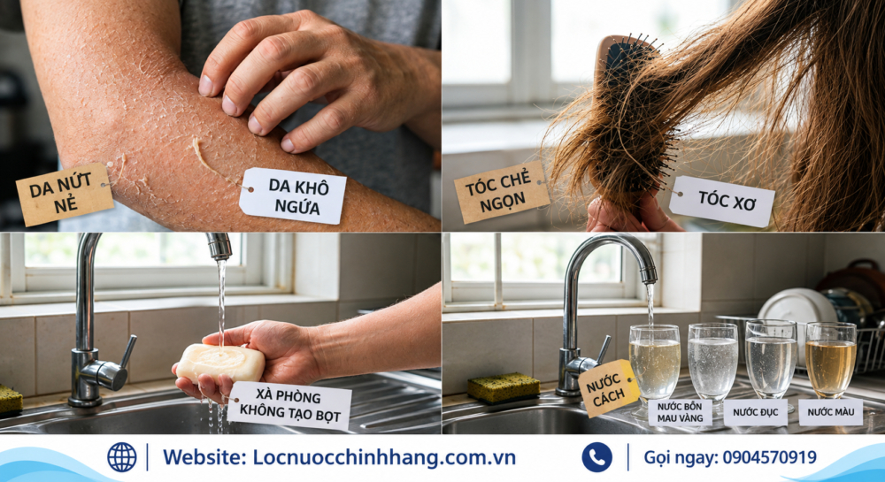 Da Khô Ngứa, Tóc Xơ, Xà Phòng Không Tạo Bọt