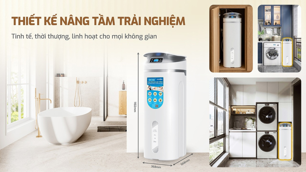 Lọc tổng đầu nguồn cao cấp cho chung cư và biệt thự