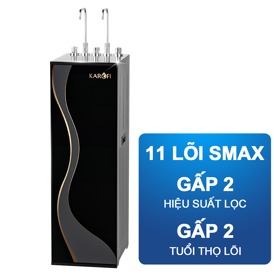 Karofi KAD-D66S PRO: Máy lọc nước nóng lạnh 11 lõi