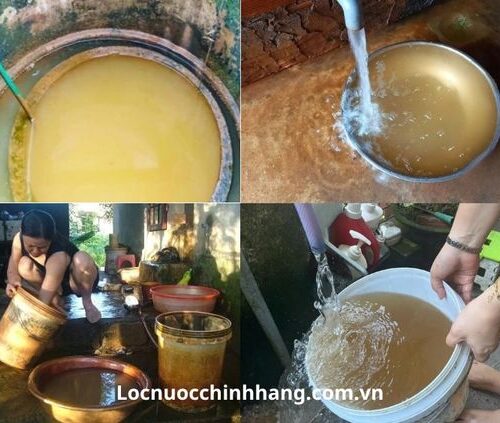 Dấu hiệu nước ô nhiễm có màu vàng và đục