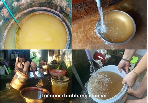Dấu hiệu nước ô nhiễm có màu vàng và đục