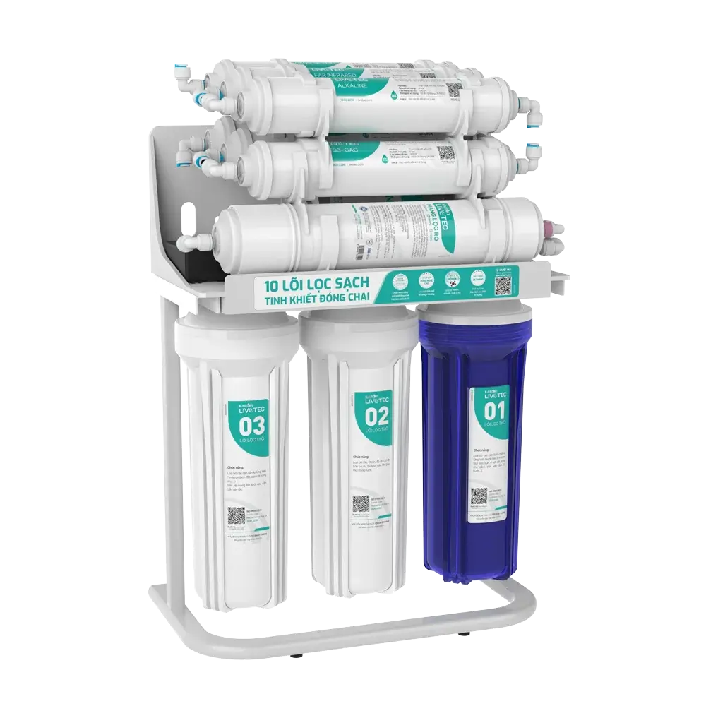 Máy lọc nước Karofi Livotec 216 10 lõi, 20L/h