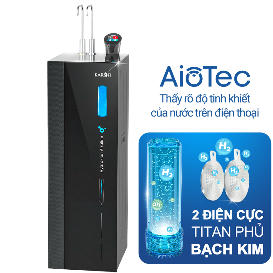 Karofi KAE-S86: Máy lọc nước nóng lạnh Hydro-ion kiềm